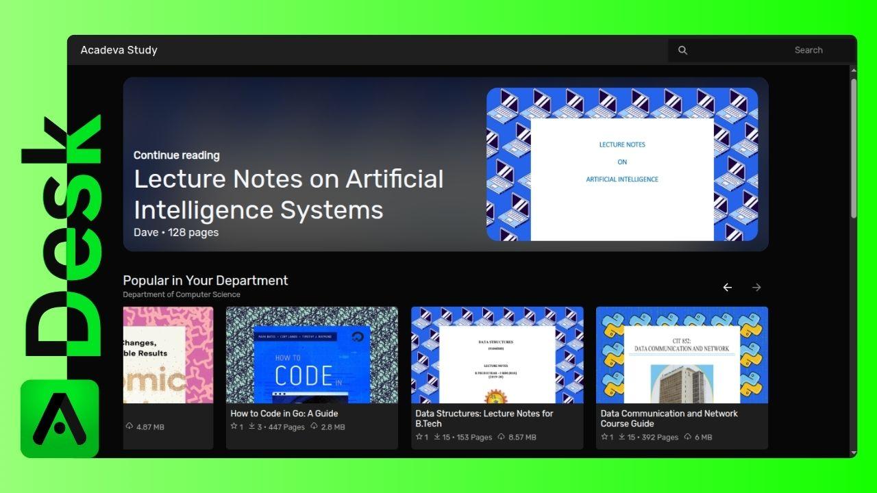 Introducing Acadeva Desk